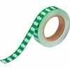Brady® 91425 Pipe Marker Arrow Tape, Vinyl, 1"W x 30 Yds., Green/White