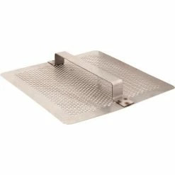 Allpoints 1021107 Strainer, Drain, 7-3/4"Sq, Stainless Steel