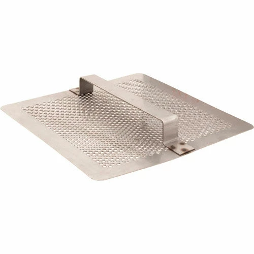 Allpoints 1021107 Strainer, Drain, 7-3/4"Sq, Stainless Steel