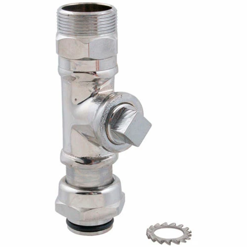 Allpoints 1111298 Tee, Swivel, Ez Install, Chrome For T&S Brass & Bronze Works