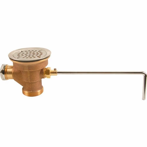Fisher Manufacturing Allpoints 1121038 Waste, Twist, Brass, W/Ss Valve