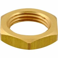 Allpoints 1171023 Nut, Lock, 1/2"Nps, Brass
