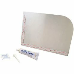 Allpoints 1171528 Splash Guard - Sink, (Rh, Stainless Steel)