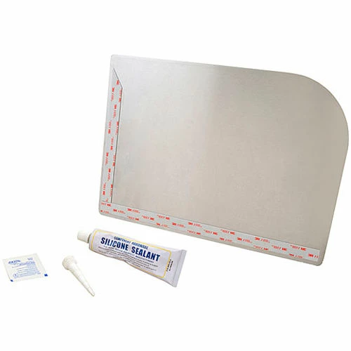 Allpoints 1171528 Splash Guard - Sink, (Rh, Stainless Steel)