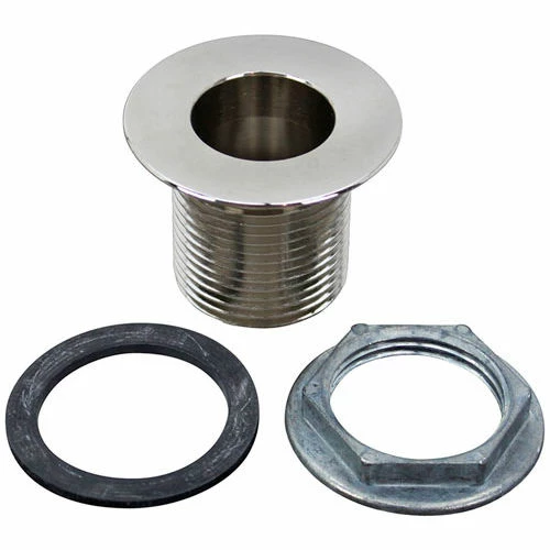 Standard Keil Allpoints 56-1211 Nickel Plated Brass Sink Drain - 1" NPS; 1 1/2" Long; 1 3/8" Sink Opening