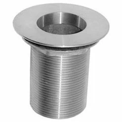 Standard Keil Allpoints 56-1219 Nickel Plated Brass Sink Drain - 1 1/2" NPS; 3" Long; 2" Sink Opening