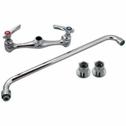 Allpoints 561547 Wall Mount Faucet - Economy, W/16" Spout