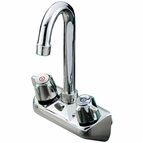 Allpoints 561561 Backslpash Mount Faucet - W/6" Gooseneck