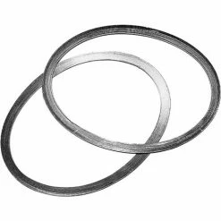 TOPOG-E Handhole Gasket, Spiral Wound, 3" x 4" x 3/8", 0.175" thick, Elliptical, 3PK