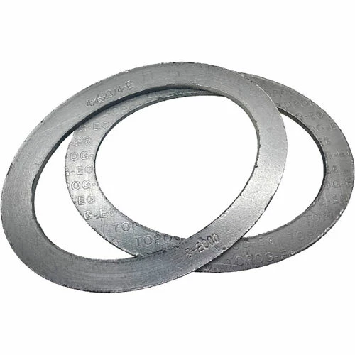 TOPOG-E Series 2000 Handhole Gasket, 4" x 6" x 3/4", Graphite, Elliptical, 2 Pack
