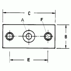 Hanger Flange (Bt/Imp) Ss 3/8"
