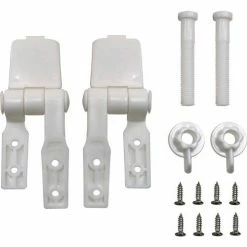 AquaPlumb® C0909 Plastic Toilet Seat Hinges - Two Pack - Pkg Qty 6