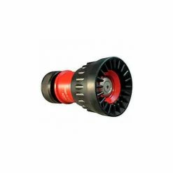 Moon American Fire Hose Fog Nozzle W/ Bumper - 3/4 In. GH - 10 To 24 GPM - Aluminum