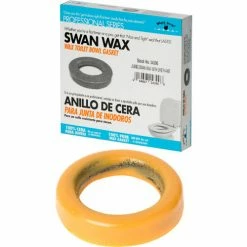 Black Swan Jumbo Swan Wax w/Urethane,1/4"x2-1/4" Brass Bolt Kit,Plastic StandUp Washers, 12166 - Pkg Qty 48