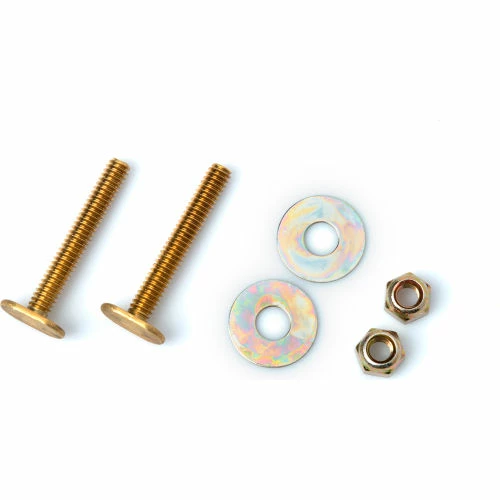 Black Swan Closet Bolts - Brass - Bagged (Style 1), 5/16" X 1-3/4" - Pkg Qty 50