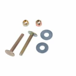 Black Swan Closet Bolts - Brass - Bagged (Style 1), 5/16" X 2-1/4" - Pkg Qty 50
