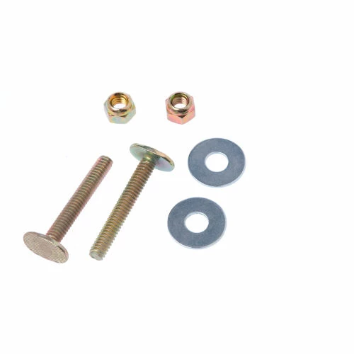 Black Swan Closet Bolts - Brass - Bagged (Style 1), 5/16" X 2-1/4" - Pkg Qty 50