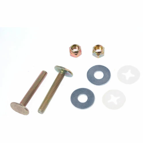 Black Swan Closet Bolts - Brass - Bagged (Style 2), 5/16" X 2-1/4" - Pkg Qty 50