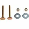 Black Swan Closet Bolts - Brass Plated- Bagged (Style 1), 5/16" X 2-1/4" - Pkg Qty 50