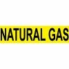 Pressure-Sensitive Pipe Marker - Natural Gas, Pack Of 25