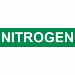 Pressure-Sensitive Pipe Marker - Nitrogen, Pack Of 25