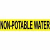 Pressure-Sensitive Pipe Marker - Non-Potable Water, Pack Of 25
