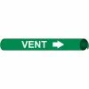 Precoiled and Strap-on Pipe Marker - Vent