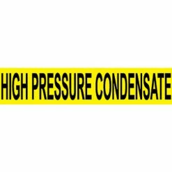 Pressure-Sensitive Pipe Marker - High Pressure Condensate, Pack Of 25