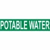 Pressure-Sensitive Pipe Marker - Potable Water, Pack Of 25