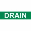 Pressure-Sensitive Pipe Marker - Drain, Pack Of 25