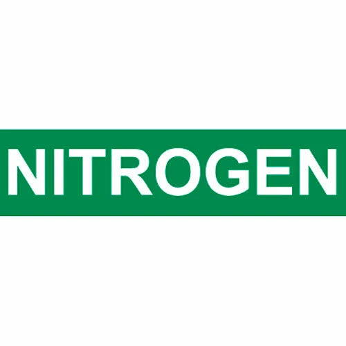 Pressure-Sensitive Pipe Marker - Nitrogen, Pack Of 25