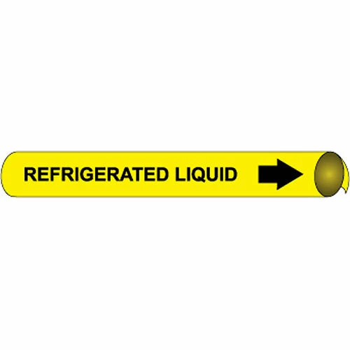 Precoiled and Strap-on Pipe Marker - Refrigerated Liquid