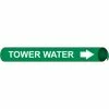 Precoiled and Strap-on Pipe Marker - Tower Water