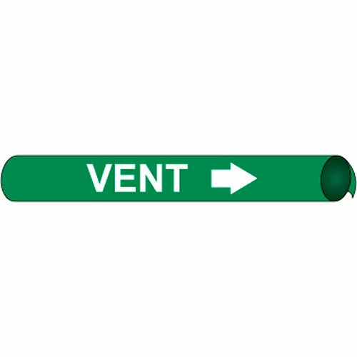 Precoiled and Strap-on Pipe Marker - Vent