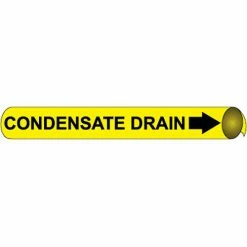 Precoiled and Strap-on Pipe Marker - Condensate Drain