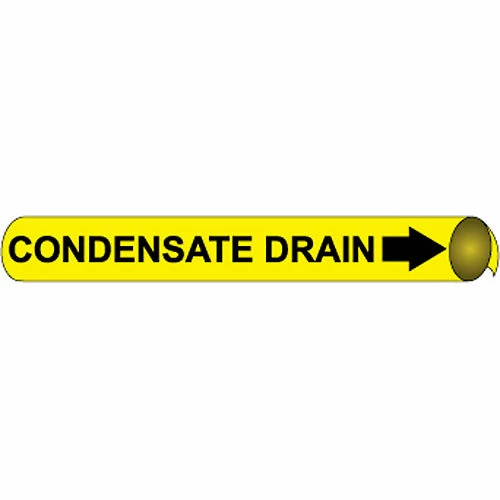 Precoiled and Strap-on Pipe Marker - Condensate Drain