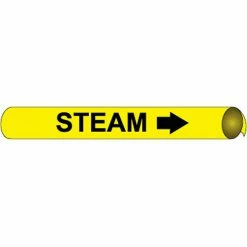 Precoiled and Strap-on Pipe Marker - Steam