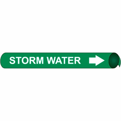 Precoiled and Strap-on Pipe Marker - Storm Water