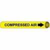 Precoiled and Strap-on Pipe Marker - Compressed Air