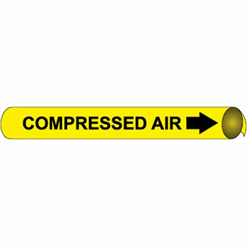 Precoiled and Strap-on Pipe Marker - Compressed Air