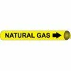 Precoiled and Strap-on Pipe Marker - Natural Gas