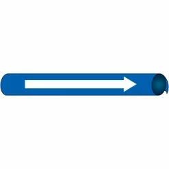 Precoiled and Strap-on Pipe Marker - Direction Arrow