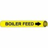 Precoiled and Strap-on Pipe Marker - Boiler Feed