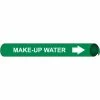Precoiled and Strap-on Pipe Marker - Make-Up Water
