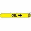 Precoiled and Strap-on Pipe Marker - Oil