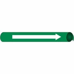 Precoiled and Strap-on Pipe Marker - Direction Arrow