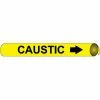 Precoiled and Strap-on Pipe Marker - Caustic