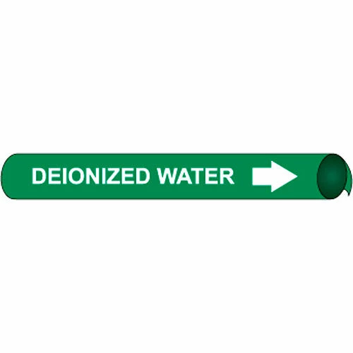 Precoiled and Strap-on Pipe Marker - Deionized Water