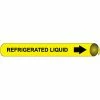 Precoiled and Strap-on Pipe Marker - Refrigerated Liquid