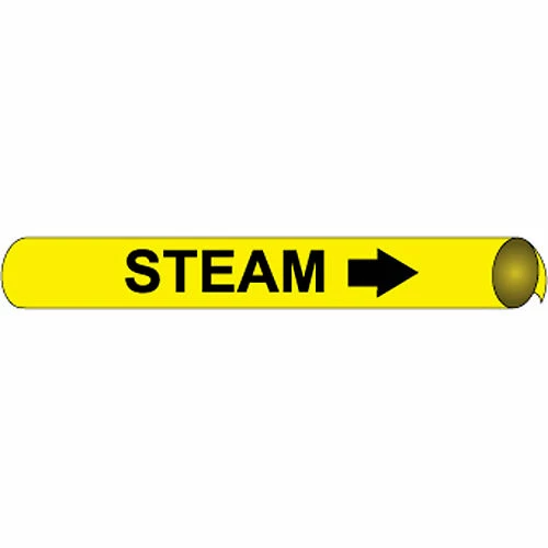 Precoiled and Strap-on Pipe Marker - Steam